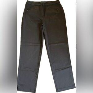 Relativity brown dress pants with zipper details. Excellent condition! Size 12